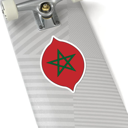 Coat of arms of Morocco Protectorate (Morocco) (Coat of Arms) STICKER Vinyl Kiss-Cut Decal - The Sticker Space