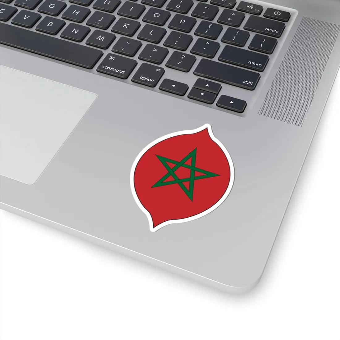 Coat of arms of Morocco Protectorate (Morocco) (Coat of Arms) STICKER Vinyl Kiss-Cut Decal - The Sticker Space