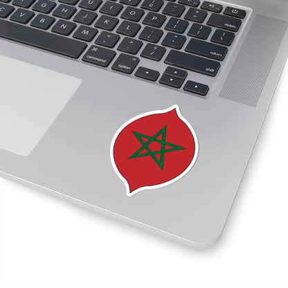Coat of arms of Morocco Protectorate (Morocco) (Coat of Arms) STICKER Vinyl Kiss-Cut Decal - The Sticker Space