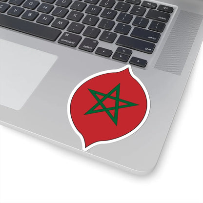 Coat of arms of Morocco Protectorate (Morocco) (Coat of Arms) STICKER Vinyl Kiss-Cut Decal - The Sticker Space