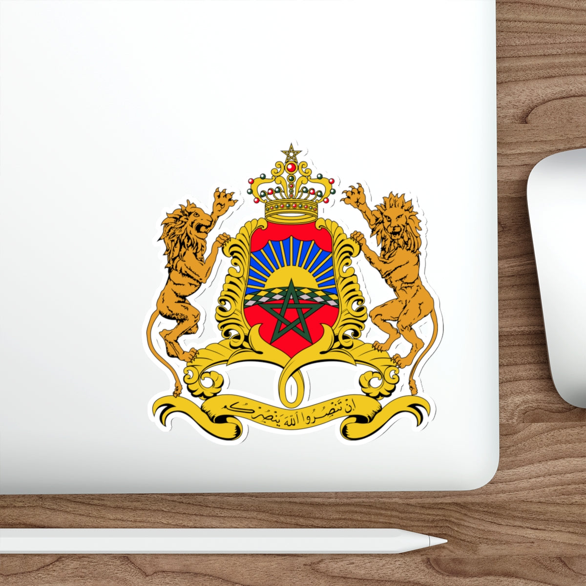 Coat of arms of Morocco STICKER Vinyl Die-Cut Decal-The Sticker Space