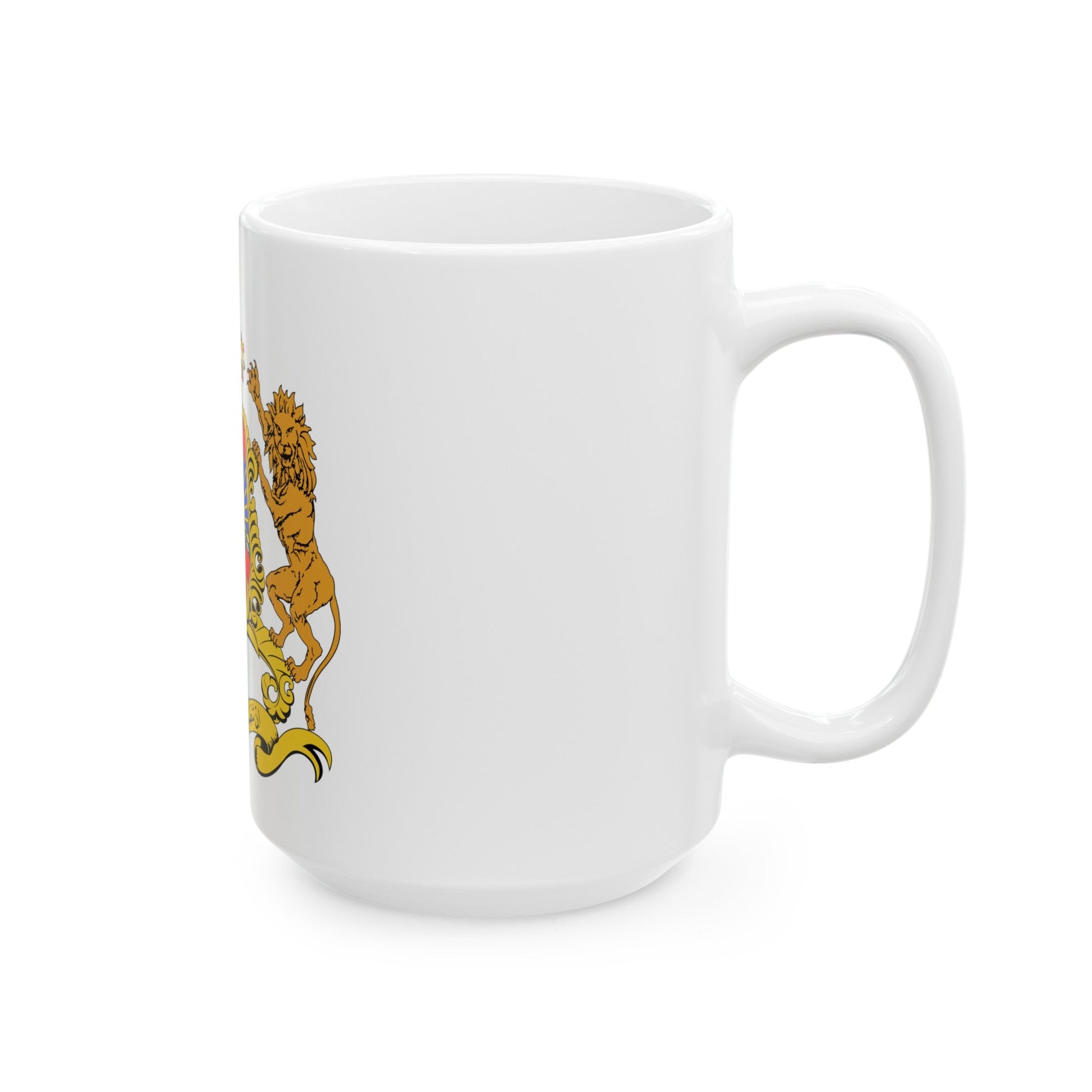 Coat of arms of Morocco - White Coffee Mug-The Sticker Space