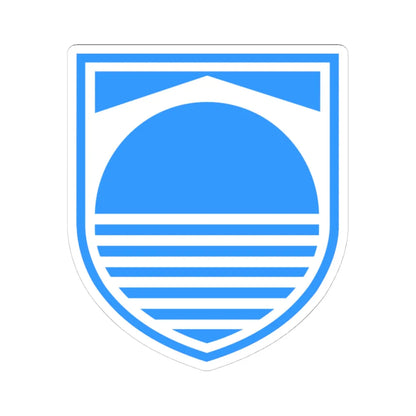 Coat of arms of Mostar (Bosnia and Herzegovina) (Coat of Arms) STICKER Vinyl Kiss-Cut Decal 4 Inch White - The Sticker Space