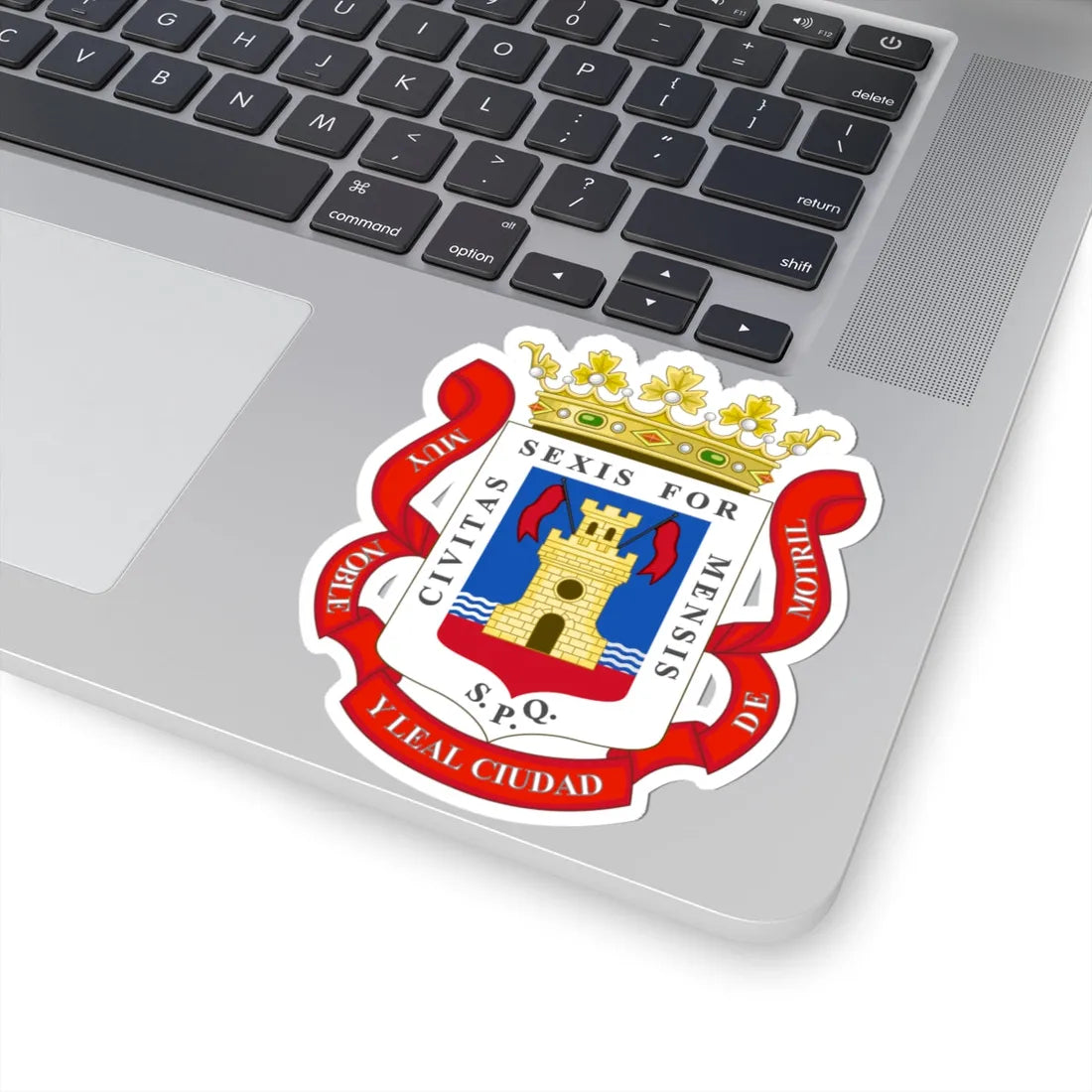 Coat of Arms of Motril (Spain) (Coat of Arms) STICKER Vinyl Kiss-Cut Decal - The Sticker Space