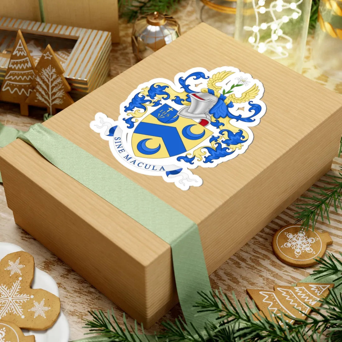 Coat of Arms of Mount St. Marys College (England) (Coat of Arms) STICKER Vinyl Kiss-Cut Decal - The Sticker Space