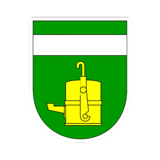 Coat of arms of Mursko Sredisce (Croatia) (Coat of Arms) STICKER Vinyl Kiss-Cut Decal 2 Inch White - The Sticker Space