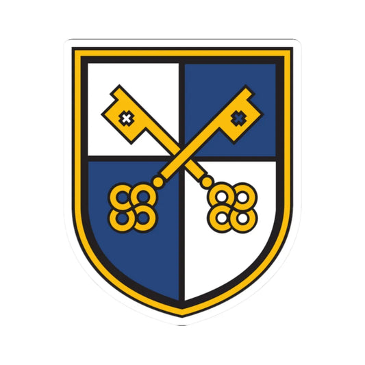 Coat of arms of Naklo (Slovenia) (Coat of Arms) STICKER Vinyl Kiss-Cut Decal 2 Inch White - The Sticker Space