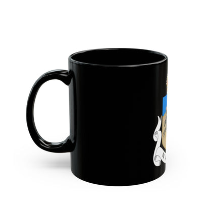 Coat of arms of Natal 1907-1997 - Black Coffee Mug-The Sticker Space