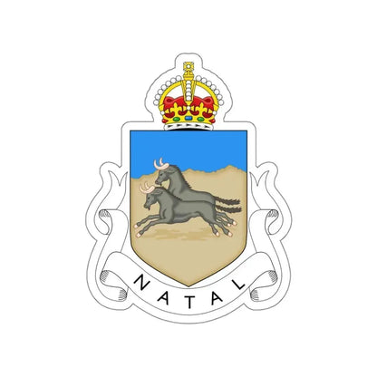 Coat of arms of Natal 1907-1997 STICKER Vinyl Die-Cut Decal 4 Inch - The Sticker Space