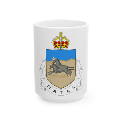 Coat of arms of Natal 1907-1997 - White Coffee Mug-15oz-The Sticker Space