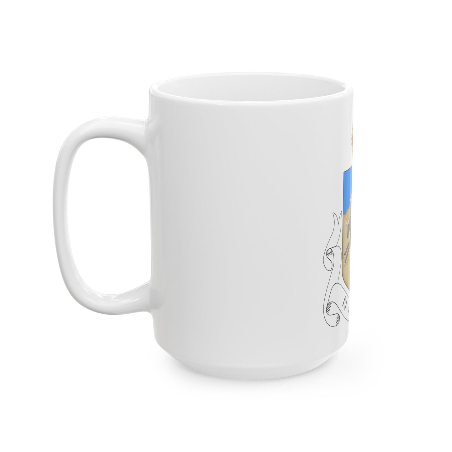 Coat of arms of Natal 1907-1997 - White Coffee Mug-The Sticker Space