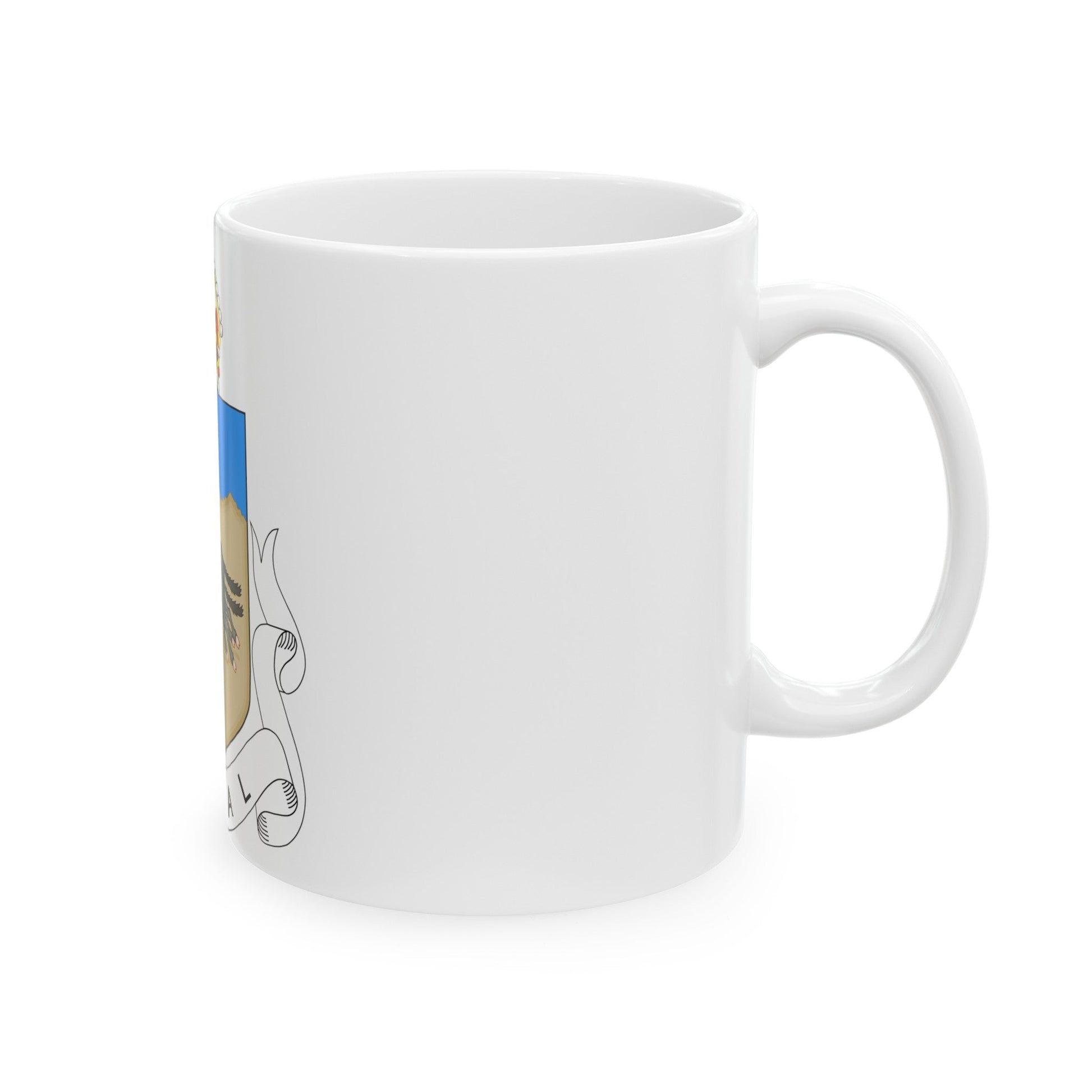 Coat of arms of Natal 1907-1997 - White Coffee Mug-The Sticker Space