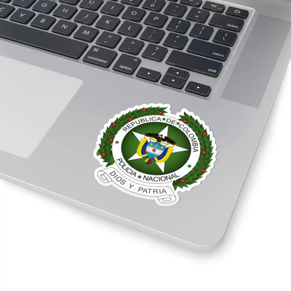 Coat of arms of National Police of Colombia (Colombia) (Coat of Arms) STICKER Vinyl Kiss-Cut Decal - The Sticker Space