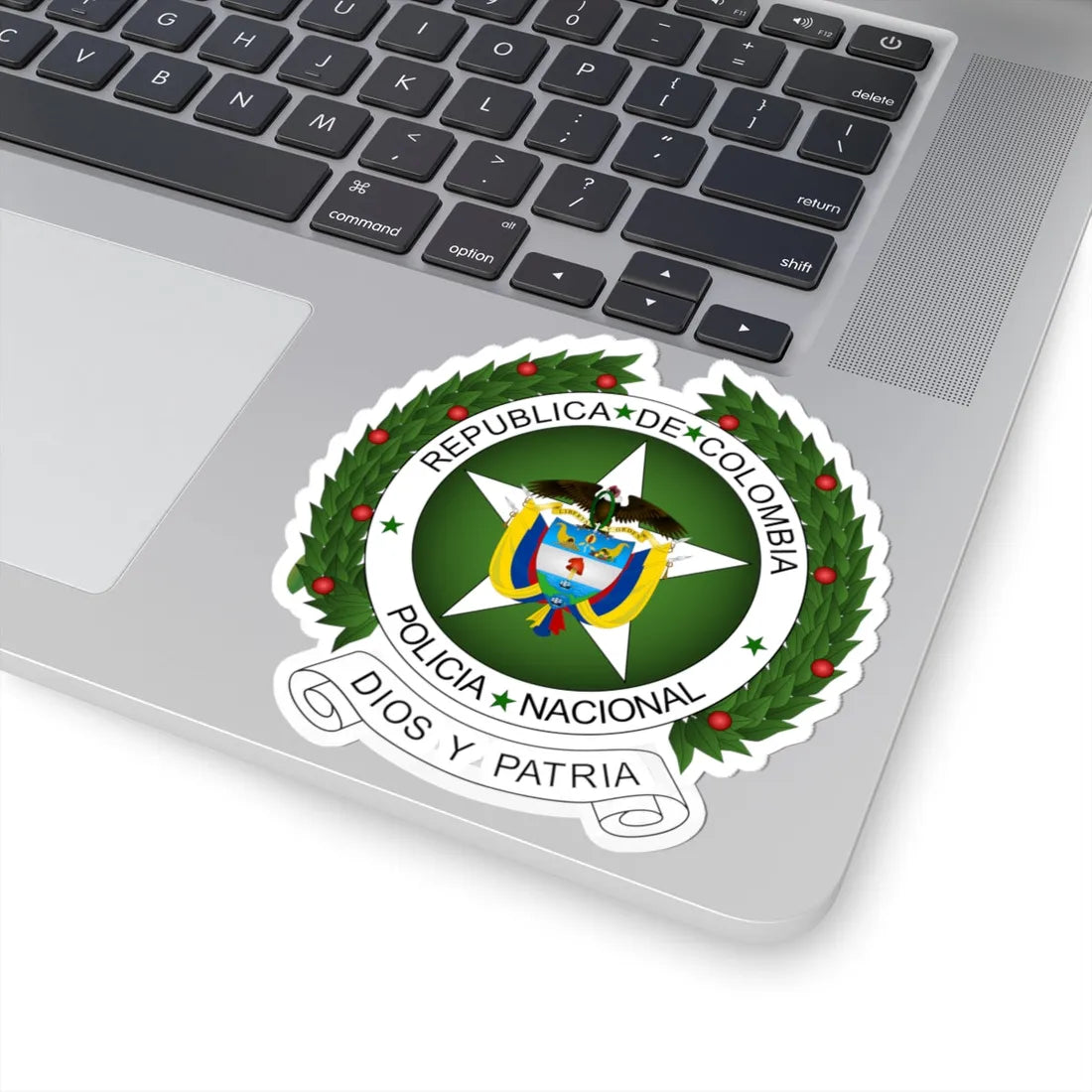 Coat of arms of National Police of Colombia (Colombia) (Coat of Arms) STICKER Vinyl Kiss-Cut Decal - The Sticker Space