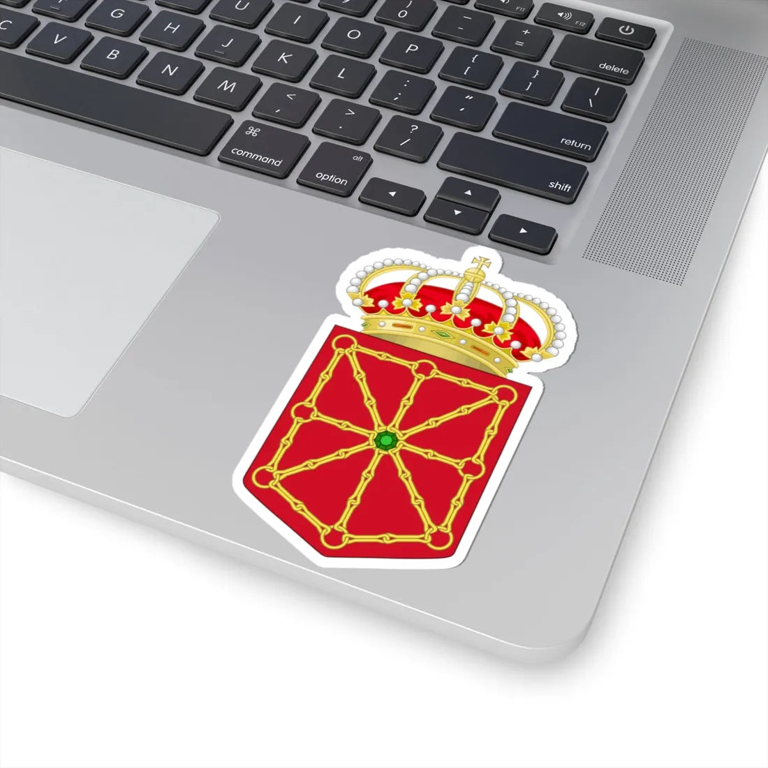 Coat of Arms of Navarre (Spain) (Coat of Arms) STICKER Vinyl Kiss-Cut Decal - The Sticker Space
