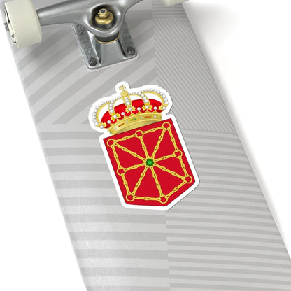 Coat of Arms of Navarre (Spain) (Coat of Arms) STICKER Vinyl Kiss-Cut Decal - The Sticker Space