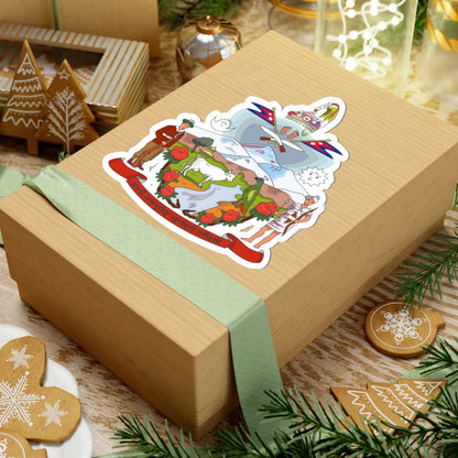 Coat of arms of Nepal 1962-2008 (Nepal) (Coat of Arms) STICKER Vinyl Kiss-Cut Decal - The Sticker Space