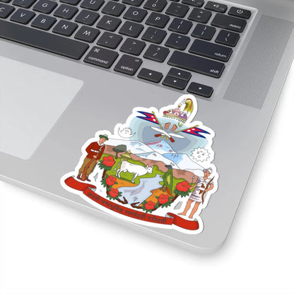 Coat of arms of Nepal 1962-2008 (Nepal) (Coat of Arms) STICKER Vinyl Kiss-Cut Decal - The Sticker Space