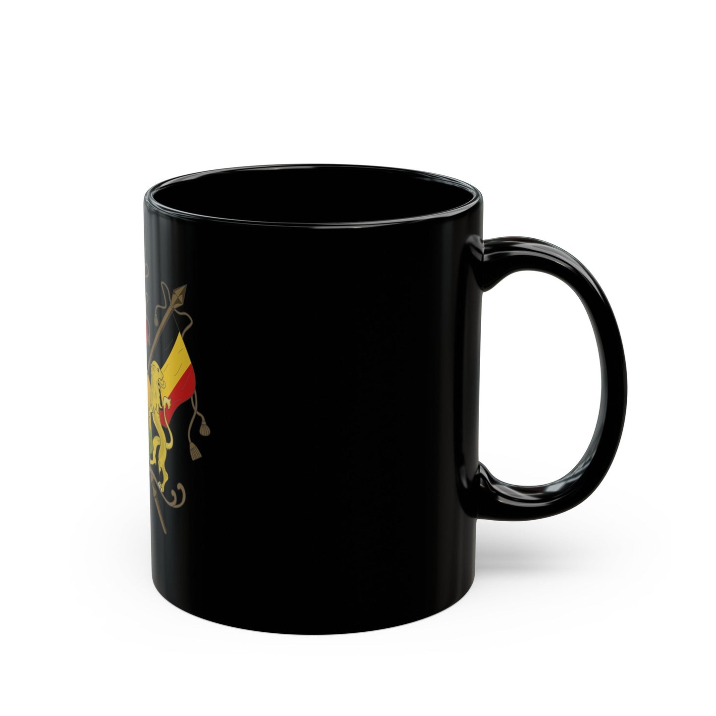 Coat of arms of Neutral Moresnet - Black Coffee Mug-The Sticker Space