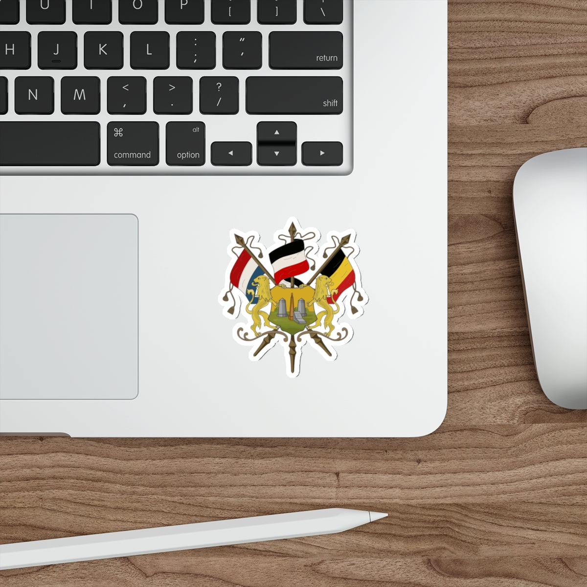 Coat of arms of Neutral Moresnet STICKER Vinyl Die-Cut Decal-The Sticker Space