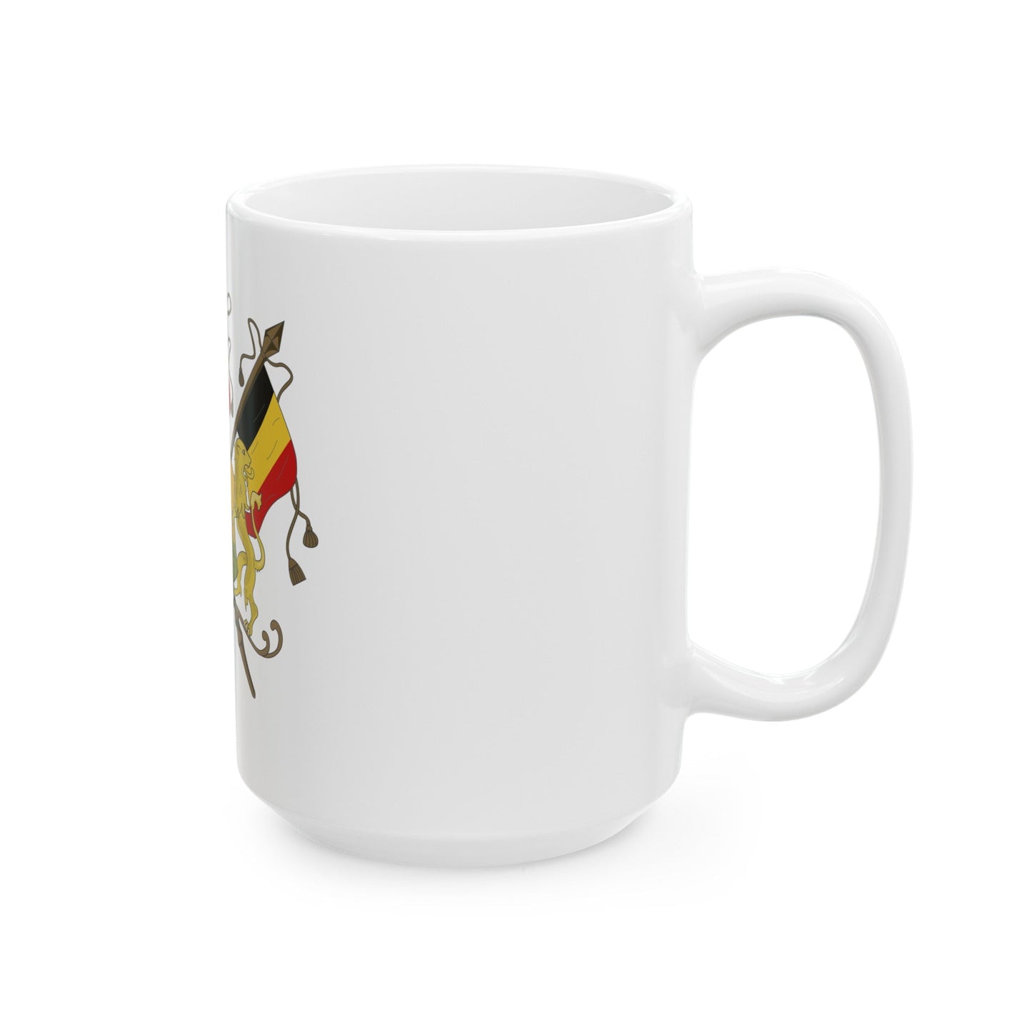 Coat of arms of Neutral Moresnet - White Coffee Mug-The Sticker Space