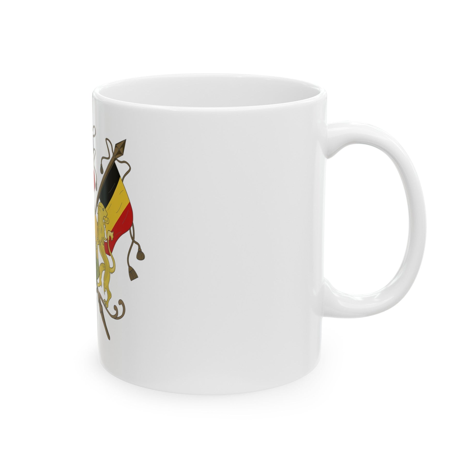 Coat of arms of Neutral Moresnet - White Coffee Mug-The Sticker Space