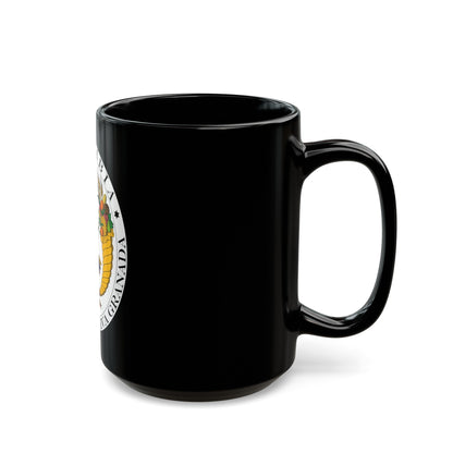 Coat of arms of New Granada (1830) - Black Coffee Mug-The Sticker Space