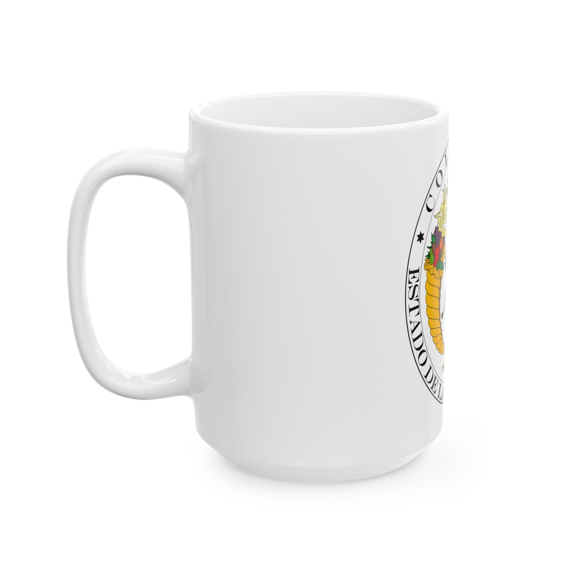 Coat of arms of New Granada (1830) - White Coffee Mug-The Sticker Space