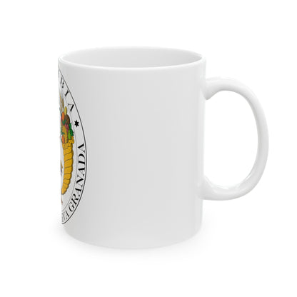 Coat of arms of New Granada (1830) - White Coffee Mug-The Sticker Space