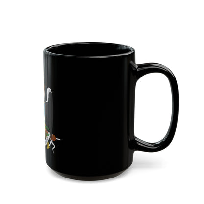 Coat of arms of New Granada (1854) - Black Coffee Mug-The Sticker Space