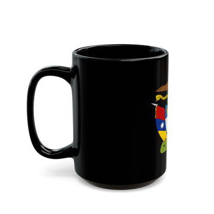 Coat of arms of New Granada - Black Coffee Mug-The Sticker Space