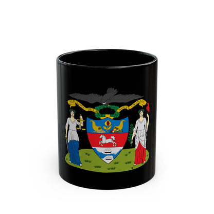 Coat of arms of New Granada (proposal) - Black Coffee Mug-11oz-The Sticker Space