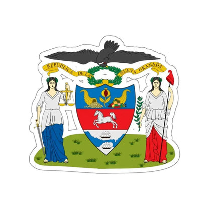 Coat of arms of New Granada (proposal) STICKER Vinyl Die-Cut Decal - The Sticker Space