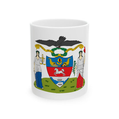 Coat of arms of New Granada (proposal) - White Coffee Mug-11oz-The Sticker Space