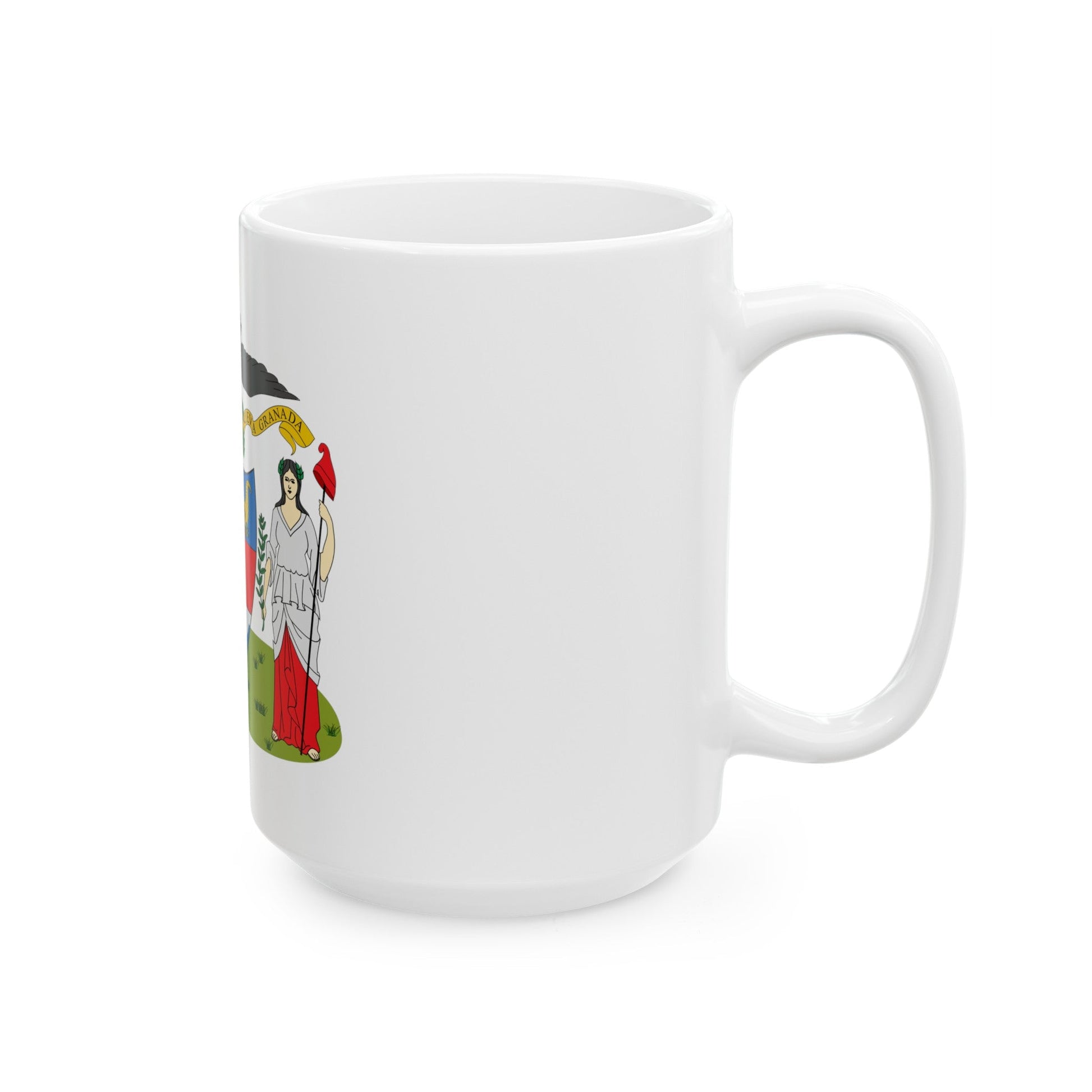 Coat of arms of New Granada (proposal) - White Coffee Mug-The Sticker Space