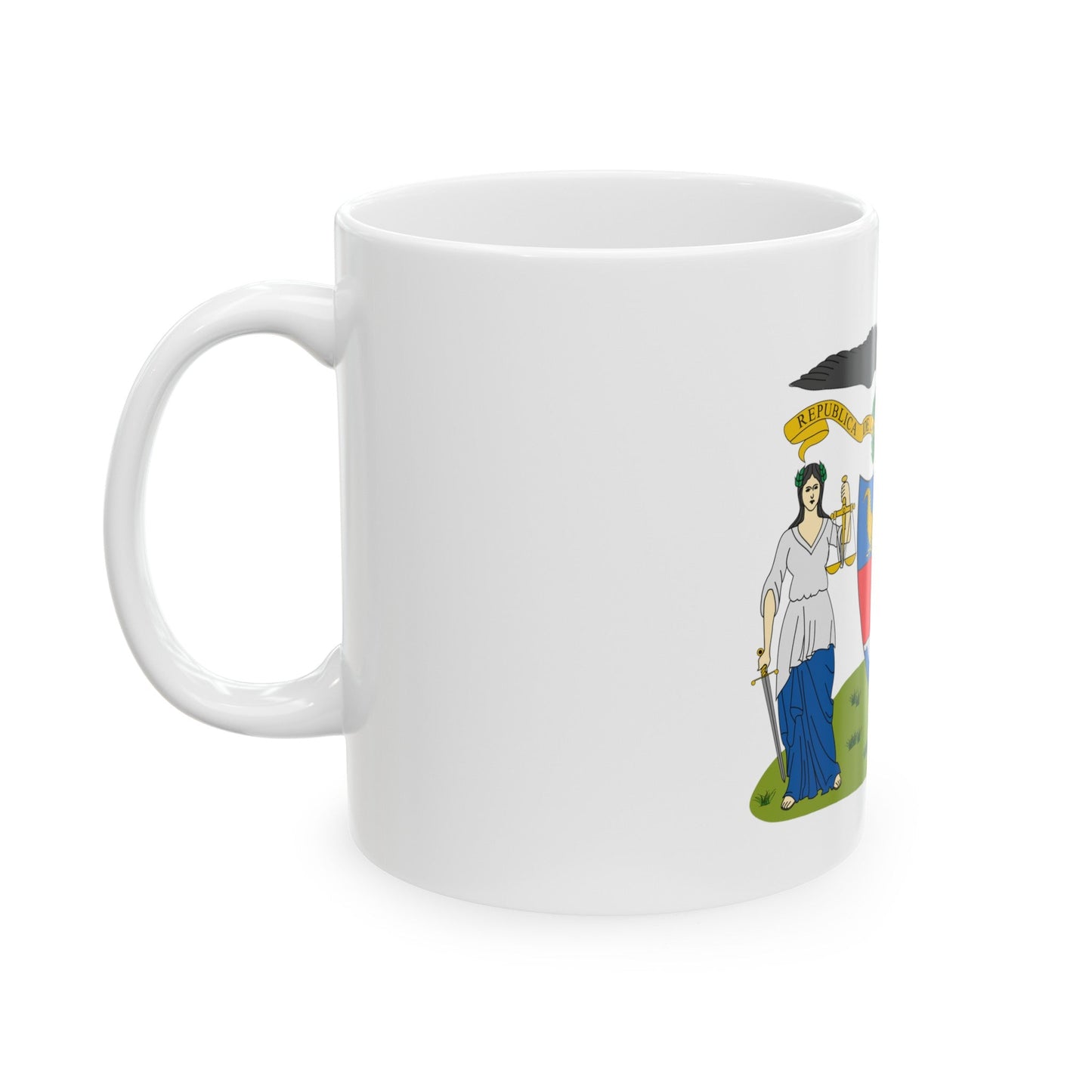 Coat of arms of New Granada (proposal) - White Coffee Mug-The Sticker Space