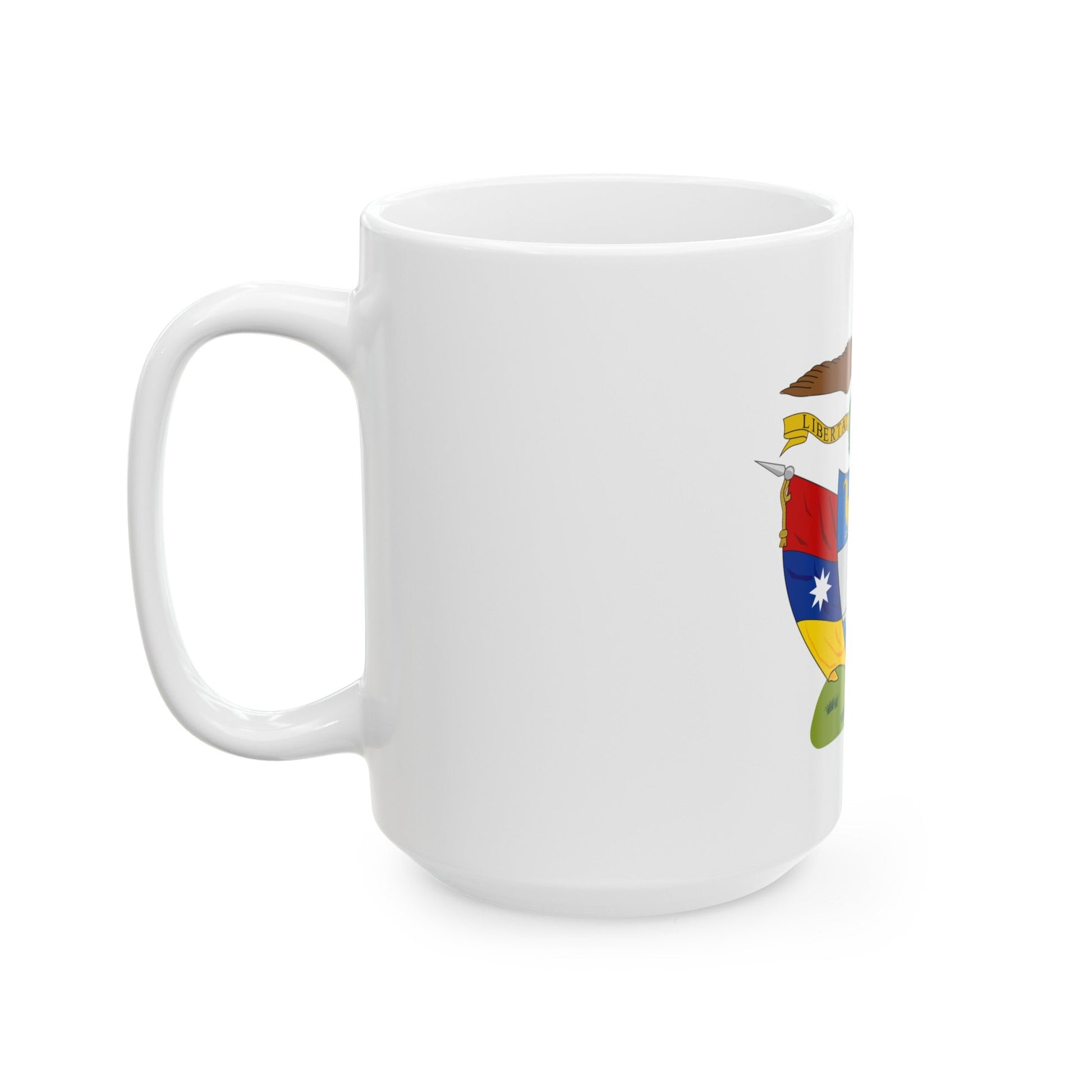 Coat of arms of New Granada - White Coffee Mug-The Sticker Space