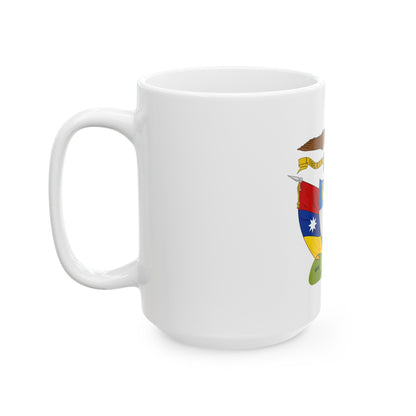 Coat of arms of New Granada - White Coffee Mug-The Sticker Space