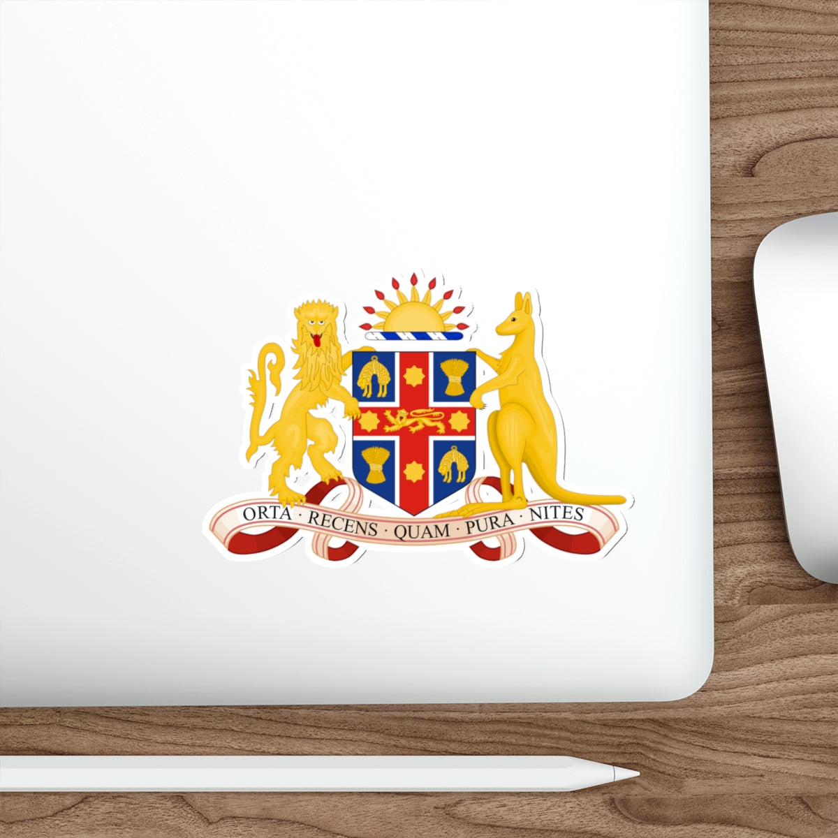 Coat of Arms of New South Wales STICKER Vinyl Die-Cut Decal-The Sticker Space