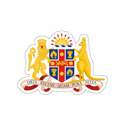 Coat of Arms of New South Wales STICKER Vinyl Die-Cut Decal-White-The Sticker Space