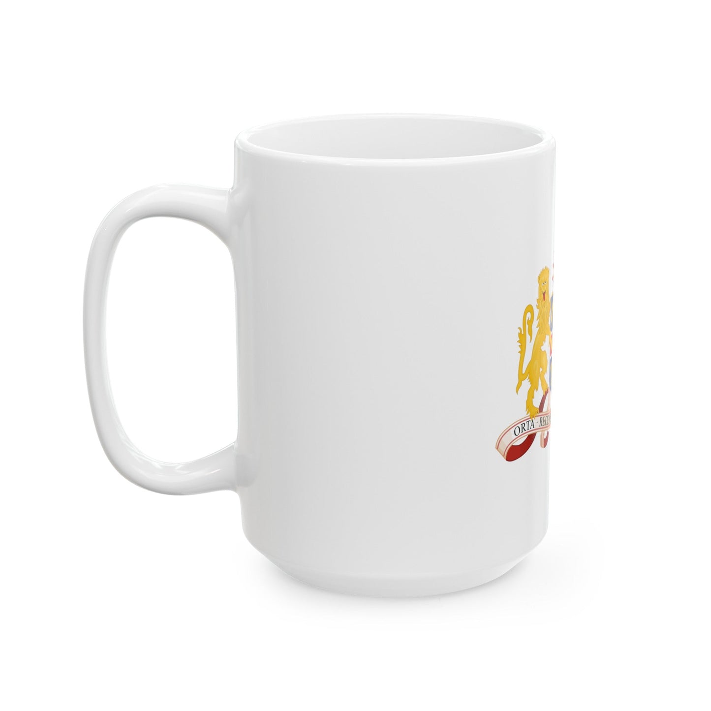 Coat of Arms of New South Wales - White Coffee Mug-The Sticker Space