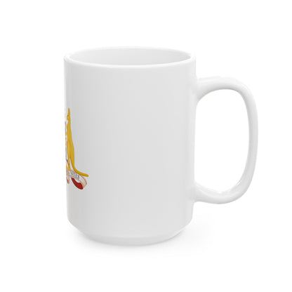 Coat of Arms of New South Wales - White Coffee Mug-The Sticker Space