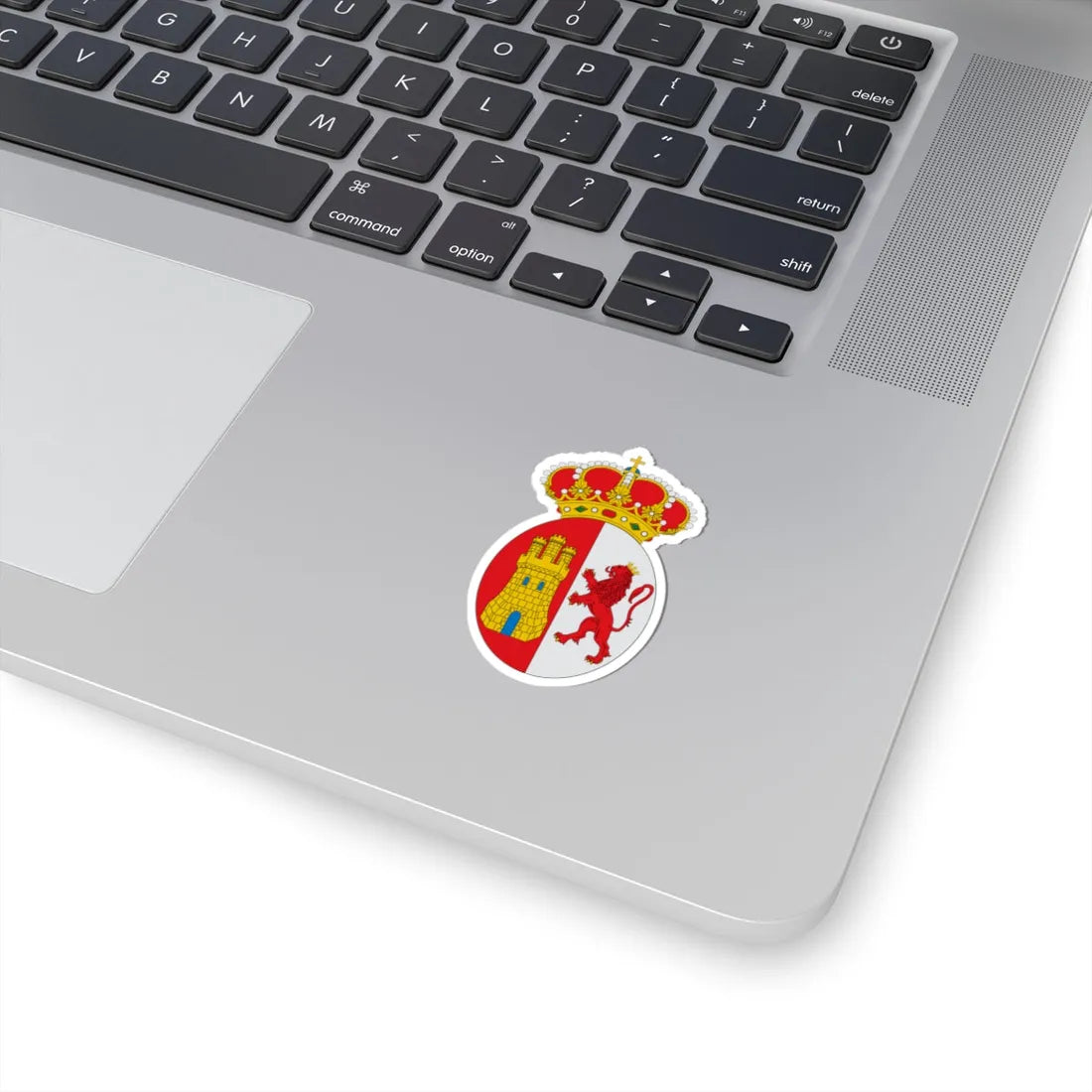 Coat of arms of New Spain (Costa Rica) (Coat of Arms) STICKER Vinyl Kiss-Cut Decal - The Sticker Space