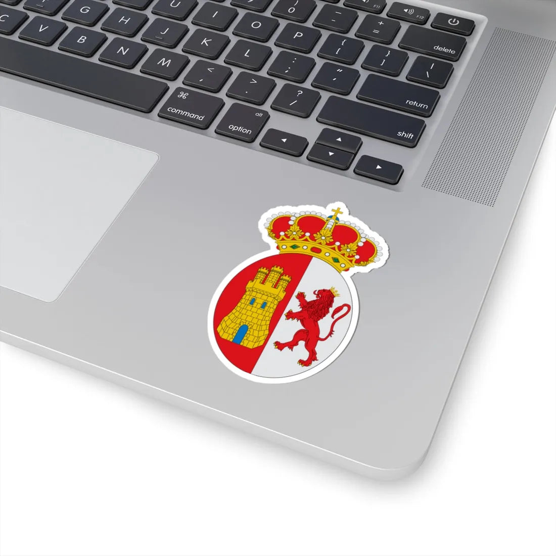 Coat of arms of New Spain (Costa Rica) (Coat of Arms) STICKER Vinyl Kiss-Cut Decal - The Sticker Space