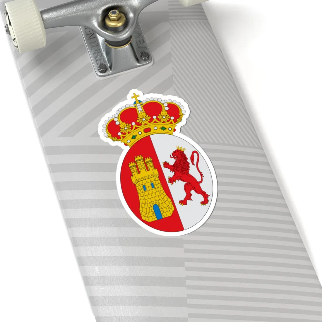 Coat of arms of New Spain (Costa Rica) (Coat of Arms) STICKER Vinyl Kiss-Cut Decal - The Sticker Space