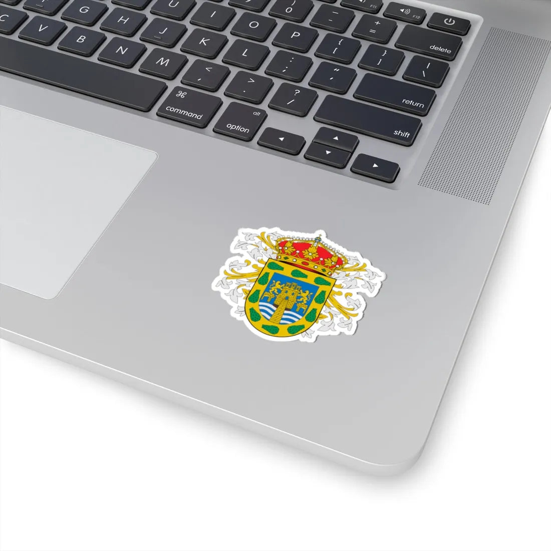 Coat of arms of New Spains Capital (Mexico) (Coat of Arms) STICKER Vinyl Kiss-Cut Decal - The Sticker Space