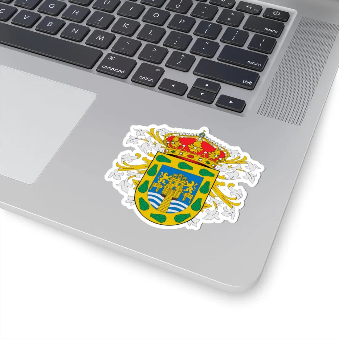 Coat of arms of New Spains Capital (Mexico) (Coat of Arms) STICKER Vinyl Kiss-Cut Decal - The Sticker Space