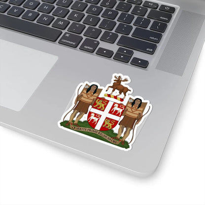 Coat of Arms of Newfoundland and Labrador (Canada) (Coat of Arms) STICKER Vinyl Kiss-Cut Decal - The Sticker Space