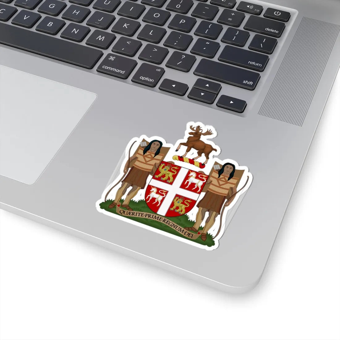 Coat of Arms of Newfoundland and Labrador (Spain) (Coat of Arms) STICKER Vinyl Kiss-Cut Decal - The Sticker Space