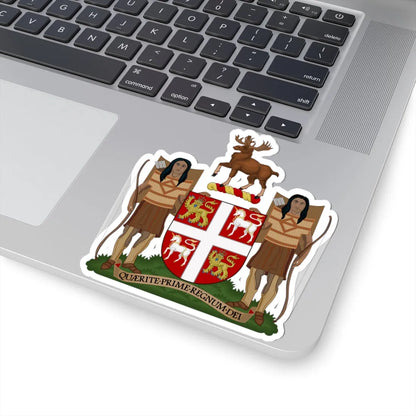 Coat of Arms of Newfoundland and Labrador (Spain) (Coat of Arms) STICKER Vinyl Kiss-Cut Decal - The Sticker Space